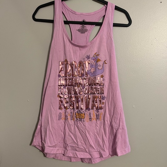 Disney Tops - Epcot Flower & Garden Festival 2019 FIGMENT shimmer tank - XXL